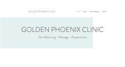 Desktop Screenshot of goldenphoenixclinic.com